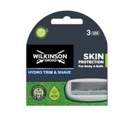 Wilkinson Sword Hydro Trim and Shave Skin Protection For Body and Balls tête de rechange 3 pcs
