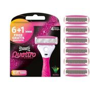 Wilkinson - Quattro For Women - Lames de rasoir pour femme - Pack de 7