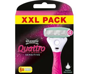 Wilkinson Quattro For Women Sensitive Blades 6 pcs