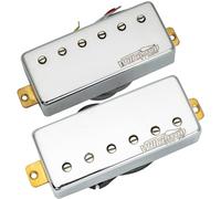 Wilkinson Série M Céramique Mini Humbucker Micros Manche et Chevalet Set pour Les Paul/Fire-bird Guitare électrique, Chrome
