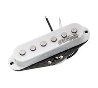 Wilkinson Série M High Output Alnico 5 Strat Micro Simple Bobinage Manche Pickup pour Guitare électrique Stratocaster, Blanc