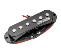 Wilkinson Série M High Output Alnico 5 Strat Micro Simple Bobinage Milieu Pickup pour Guitare électrique Stratocaster, Noir
