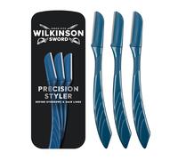 WILKINSON SWORD Barber's Style Lot de 3 stylets de précision pour homme pour épilation du visage et des sourcils, lames de qualité supérieure, avec capuchon pour un coiffage précis