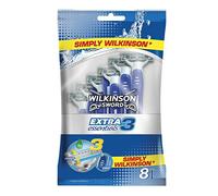 Wilkinson Sword - Extra 3 Essentials - Rasoirs jetables masculins - Pack de 8