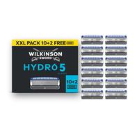 Wilkinson Sword Hydro 5 - Lames de Rasoir - pour Homme - 12 Recharges (10+2 Offertes)