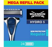 WILKINSON SWORD - Hydro 5 Lames de rasoir pour homme | Lot de 24 recharges de lames de rasoir | Gel hydratant et tondeuse de précision