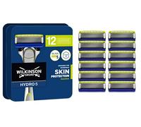 Wilkinson Sword Hydro 5 Skin Protection Sensitive (compatible avec les boîtes aux lettres), 12 lames de rasoir