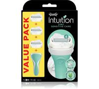 Wilkinson Sword Intuition 2in1 Soap & Shave Sensitive rasoir + tête de rechange 3 pcs