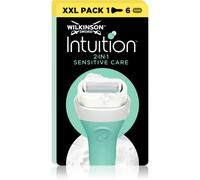 Wilkinson Sword Intuition 2in1 Soap & Shave Sensitive rasoir + têtes de rechange 6 pcs