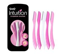 Wilkinson Sword Intuition - Eyebrow Shaper XL - Rasoir pour les sourcils et le duvet du visage - Outil d’exfoliation et de dermaplaning - Pack de 5 rasoirs jetables