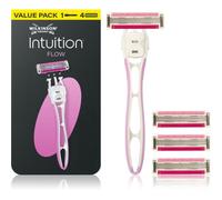 Wilkinson Sword Intuition Flow rasoir féminin + lames de rechange 4 pièces