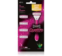 Wilkinson Sword Intuition Quattro for Women rasoir + lames de rechange 4 pièces