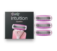 Wilkinson Sword Intuition Quattro, lames de rasoir pour femme, 3 recharges de lames