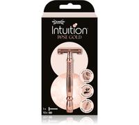 Rasoir pour femmes Wilkinson Sword Intuition Rose Gold, rasoirs pour la routine de soin, pack contenant 1 manche de rasoir réutilisable et 10 lames de rechange