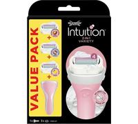 Wilkinson Sword Intuition Summer Variety Razor Blades with Women's Razor 3 St 4 Pieces (Lames de rasoir pour femmes)