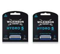 WILKINSON SWORD - Lames de rasoir Hydro 5 pour hommes | Lot de 16 recharges | Gel hydratant et tondeuse de précision (l'emballage peut varier)