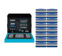WILKINSON SWORD - Lames de rasoir Hydro 5 pour hommes | Lot de 16 recharges | Gel hydratant et tondeuse de précision (l'emballage peut varier)
