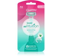 Wilkinson Sword Quattro for Women My Intuition Smooth rasoirs jetables Aloe and Vitamin E 3 pcs