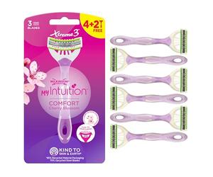 Wilkinson Sword myIntuition - Comfort Xtreme 3 - Jetables Femmes - pack de 4+2 gratuits