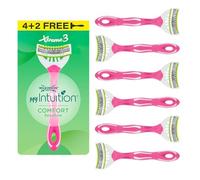 Wilkinson Sword myIntuition Xtreme 3 Comfort Sensitive, rasoirs jetables pour femme, pack de 4 rasoirs pour peaux sensibles plus 2 rasoirs offerts