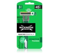 Wilkinson Sword Quattro Essential 4 Sensitive Precision rasoirs jetables 3 pcs
