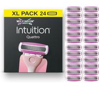 WILKINSON SWORD Quattro For Women | Smooth Glide | Lot de 24 recharges de lames de rasoir