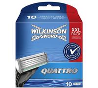 Wilkinson Sword Quattro Lames de rasoir, Lot de 10