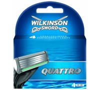 Wilkinson Sword - Quattro - Lames de rasoir pour Homme - Pack de 4