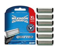 Wilkinson Sword Quattro Lot de 6 lames de rasoir pour homme