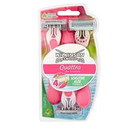 Wilkinson Sword Quattro pour femmes - Rasoirs jetables - lot de 3