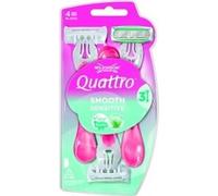 Wilkinson Sword Quattro pour femmes Sensitive rasoir jetable 3 pièces