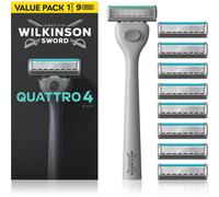Wilkinson Sword Quattro rasoir + lames de rechange 8 pièces