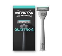 WILKINSON SWORD Quattro - Rasoir Pour Homme - 1 Manche + 1 Recharge