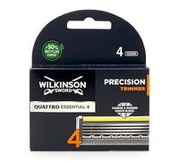 Wilkinson Sword - Quattro Titanium Précision - Lames de rasoir pour Homme - Pack de 4