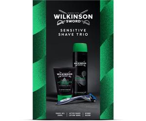 Wilkinson Sword Sensitive Shave Trio Coffret cadeau rasage