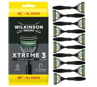 WILKINSON SWORD Xtreme 3 Black - Rasoirs Jetables Pour Homme - x 10