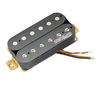 Wilkinson Vintage Alnico 5 Overwound Open Style Micro Humbucker Chevalet Pickup pour Guitare électrique, Noir