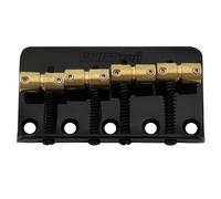 Wilkinson WBBC Vintage Chevalet Basse 4 Cordes Pontets Laiton Noir | pour Fender Precision Bass/Jazz Bass