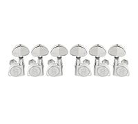 Wilkinson WJN03 Guitare Mécaniques 3L3R E-Z-LOK Ratio 1:19 Tuners pour Epiphone Les Paul SG Guitare électrique ou Acoustique, Chrome