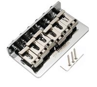 Wilkinson WOF02 52,5mm Chevalet Hardtail Fixed Bridge Vintage Pontets pour Guitare électrique Squier/Mexique Fender Strat, Chrome