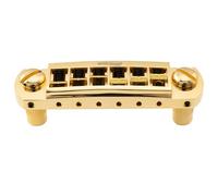 Wilkinson WOGT3 52mm Style Pigtail Chevalet Cordier Wraparound Bridge Tailpiece pour Guitare électrique Epiphone Les Paul Junior SG, Doré