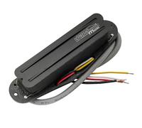 Wilkinson WOTBS Hot Rail Céramique Micro Humbucker Format Simple Bobinage Milieu Pickup pour Guitare électrique Stratocaster, Noir