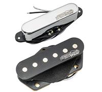 Wilkinson WOVT Low Gauss Vintage Nashville Céramique Micros Telecaster Pickups Set pour Guitare électrique Tele Style, Noir