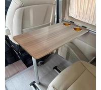WilkSxyc Table Camping Car Pliable pour Camping-Car, Poste de Travail Informatique, Table Murale avec Pied Rabattable, Charge Maximale de 25 Kg, pour Caravanes(Gray)
