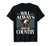 Will Always Serve My Country Loyauté Patriotique T-Shirt
