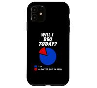 Will I BBQ Today? Yes Diagramme à Tarte pour Un Barbecue Sarcastique Amusant Coque pour iPhone 11