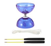 WILL LIKE Diabolo avec roulements à Billes, kit de jonglage Diabolo avec bâtons de , Exercice de Loisirs , idéal pour Les Sports de Plein air (Violet)