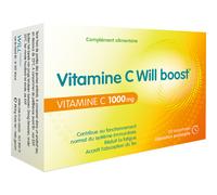 Will-Pharma Vitamine C Will Boost 1000mg Immunité & Énergie Complément Alimentaire 20 Comprimés