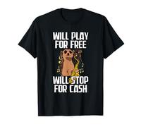Will Play for Free saxophonspieler Saxophone T-Shirt