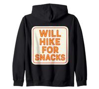 Will Randonnée pour Les collations drôle Snacker Randonnée Trekking Fun Sweat à Capuche